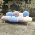 Trzy Seaters „Cipria” Sofa Sofa Meble